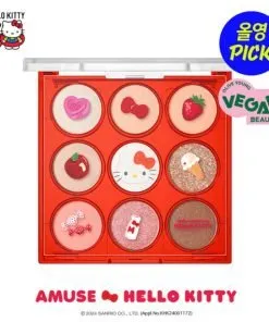AMUSE X HELLO KITTY Eye Color Palette (+Pop Brush Gift) - Yamato